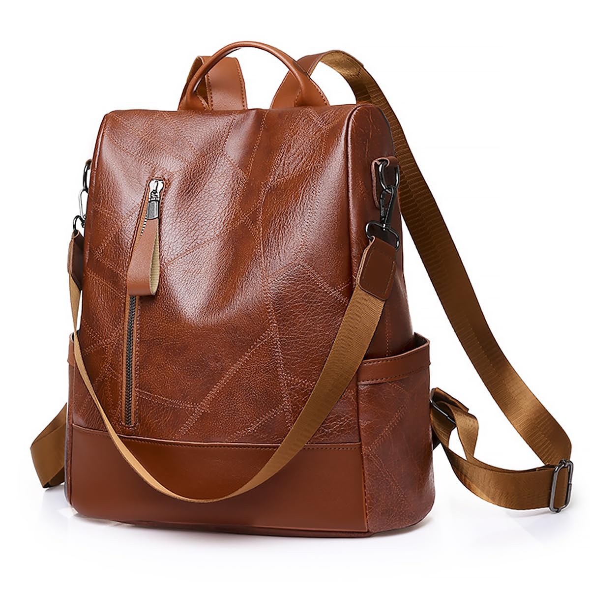 PALAY® Fashion Backpacks for Women PU Leather Travel Backpack Vintage Shoulder Bags Soft PU Backpack Briefcase Travel Bag Sling Bag Handbag for Girls Women Gifts, Brown PALAY® Fashion Backpacks for Women PU Leather Travel Backpack Vintage Shoulder Bags Soft PU Backpack Briefcase Travel Bag Sling Bag Handbag for Girls Women Gifts, Brown